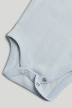 
                        
                          Load image into Gallery viewer, Mothercare 2 Pack My First Blue and White Bodysuits
                        
                      