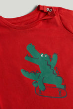 
                        
                          Load image into Gallery viewer, Mothercare Orange Crocodile Long-Sleeved T-Shirt
                        
                      
