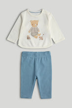 
                        
                          Load image into Gallery viewer, Mothercare Teddy Sweatshirt and Legging Outfit
                        
                      