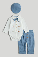 
                        
                          將圖片載入圖庫檢視器 Mothercare Shirt Bodysuit, Trouser and Cap Outfit
                        
                      