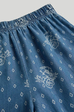 
                        
                          Load image into Gallery viewer, Mothercare Floral Wide-Leg Denim Culottes
                        
                      
