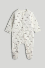 
                        
                          Load image into Gallery viewer, Mothercare Panda Quilted Zip-Up Sleepsuit 2.5 Tog
                        
                      
