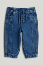
                        
                          Load image into Gallery viewer, Mothercare Blue Denim Barrel Jeans
                        
                      