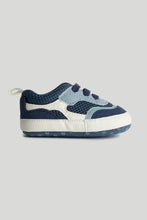 
                        
                          Load image into Gallery viewer, Mothercare Navy Pram Trainers
                        
                      