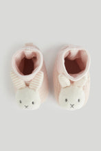 
                        
                          Load image into Gallery viewer, Mothercare Pink Bunny Rattle Sock-Top Booties
                        
                      