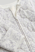 
                        
                          Load image into Gallery viewer, Mothercare Swan Quilted Zip-Up Sleepsuit 2.5 Tog
                        
                      