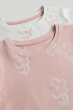 
                        
                          Load image into Gallery viewer, Mothercare 2 Pack Flower Pyjamas
                        
                      