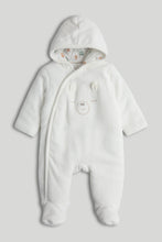 
                        
                          Load image into Gallery viewer, Mothercare My First White Pramsuit
                        
                      