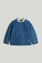 
                        
                          Load image into Gallery viewer, Mothercare Denim Bomber Jacket
                        
                      