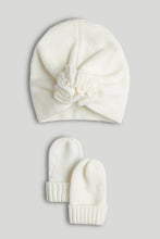 
                        
                          Load image into Gallery viewer, Mothercare Cream Hat and Mittens Set
                        
                      
