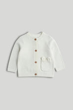 
                        
                          Load image into Gallery viewer, Mothercare Cream Knitted Cardigan
                        
                      