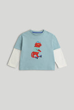 
                        
                          Load image into Gallery viewer, Mothercare Green Tiger Long-Sleeved T-Shirt
                        
                      