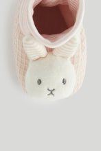 
                        
                          Load image into Gallery viewer, Mothercare Pink Bunny Rattle Sock-Top Booties
                        
                      