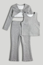 
                        
                          Load image into Gallery viewer, Mothercare Grey 3-Piece Outfit Set
                        
                      