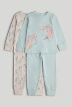 
                        
                          Load image into Gallery viewer, Mothercare 2 Pack Party Horse Pyjamas
                        
                      