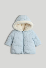 
                        
                          Load image into Gallery viewer, Mothercare Blue Quilted Coat
                        
                      