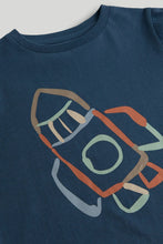 
                        
                          Load image into Gallery viewer, Mothercare Blue Rocket Long-Sleeved T-Shirt
                        
                      