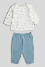 
                        
                          Load image into Gallery viewer, Mothercare Blue and White Vintage Toy 8-Piece Outfit Gift Set
                        
                      