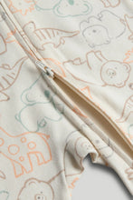 
                        
                          Load image into Gallery viewer, Mothercare 2 Pack Animal Footless Zip-Up Sleepsuits
                        
                      
