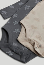 
                        
                          Load image into Gallery viewer, Mothercare 5 Pack Stars Long-Sleeved Bodysuits
                        
                      
