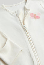 
                        
                          Load image into Gallery viewer, Mothercare 3 Pack My First Pink Butterfly Zip-Up Sleepsuits
                        
                      