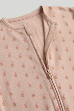
                        
                          Load image into Gallery viewer, Mothercare My First Pink Flower Zip-Up All-in-One
                        
                      