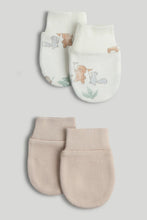 
                        
                          Load image into Gallery viewer, Mothercare 2 Pack My First Baby Mitts
                        
                      