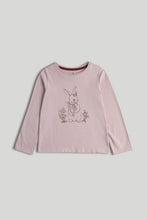 
                        
                          Load image into Gallery viewer, Mothercare Pink Bunny Long-Sleeved T-Shirt
                        
                      
