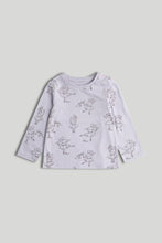 
                        
                          Load image into Gallery viewer, Mothercare Lilac Mouse Long-Sleeved T-Shirt
                        
                      