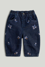 
                        
                          Load image into Gallery viewer, Mothercare Embroidered Barrel Jeans
                        
                      