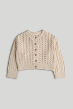 
                        
                          Load image into Gallery viewer, Mothercare Natural Pointelle Cardigan
                        
                      