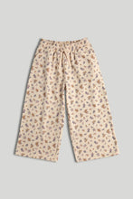 
                        
                          Load image into Gallery viewer, Mothercare Cream Floral Wide-Leg Joggers
                        
                      