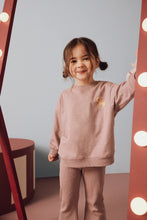 
                        
                          Load image into Gallery viewer, Mothercare Purple Sweatshirt and Legging Outfit
                        
                      