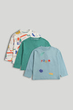 
                        
                          Load image into Gallery viewer, Mothercare 3 Pack Fun Long-Sleeved T-Shirts
                        
                      