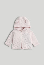 
                        
                          Load image into Gallery viewer, Mothercare Pink Quilted Jacket
                        
                      