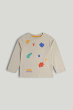 
                        
                          Load image into Gallery viewer, Mothercare Grey Fun Long-Sleeved T-Shirt
                        
                      