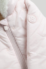 
                        
                          Load image into Gallery viewer, Mothercare Pink Quilted Coat
                        
                      