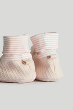 
                        
                          Load image into Gallery viewer, Mothercare Pink Bunny Rattle Sock-Top Booties
                        
                      