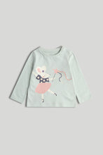
                        
                          Load image into Gallery viewer, Mothercare Green Mouse Long-Sleeved T-Shirt
                        
                      