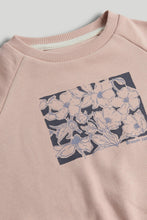 
                        
                          Load image into Gallery viewer, Mothercare Pink Floral Sweatshirt
                        
                      