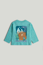 
                        
                          Load image into Gallery viewer, Mothercare Aqua Bear Long-Sleeved T-Shirt
                        
                      