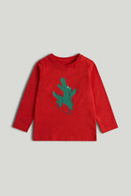 
                        
                          Load image into Gallery viewer, Mothercare Orange Crocodile Long-Sleeved T-Shirt
                        
                      