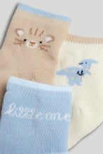 
                        
                          Load image into Gallery viewer, Mothercare 3 Pack Animal Baby Socks
                        
                      