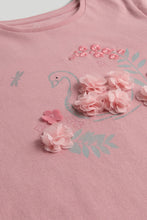 
                        
                          Load image into Gallery viewer, Mothercare 2 Pack Swan Pyjamas
                        
                      
