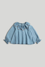 
                        
                          Load image into Gallery viewer, Mothercare Blue Embroidered Blouse
                        
                      