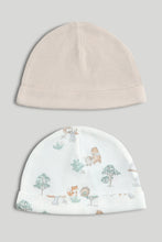 
                        
                          Load image into Gallery viewer, Mothercare 2 Pack My First Fox and Bunny  Baby Hats
                        
                      