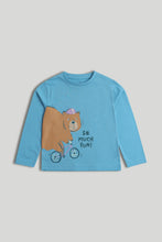 
                        
                          Load image into Gallery viewer, Mothercare Blue Bear Long-Sleeved T-Shirt
                        
                      