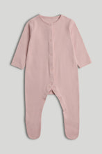 
                        
                          Load image into Gallery viewer, Mothercare 3 Pack My First Pink Sleepsuits
                        
                      