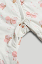 
                        
                          Load image into Gallery viewer, Mothercare My First Butterfly Wadded Sleepsuit 2.5 Tog
                        
                      