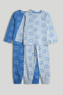Mothercare 2 件裝 藍色老虎睡衣